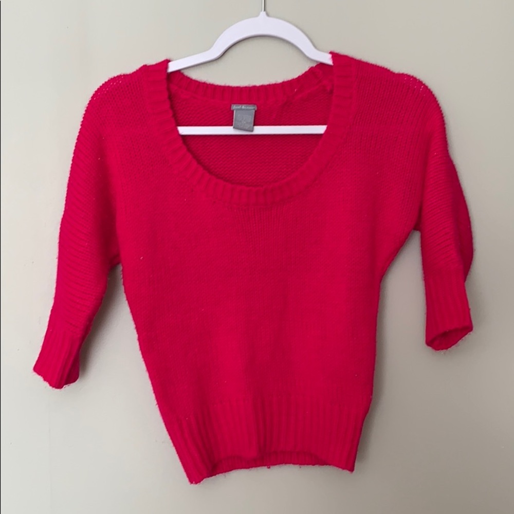 Crop top sweater